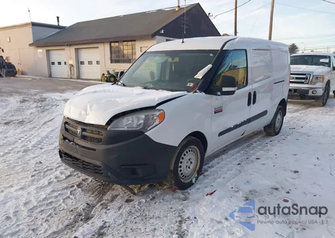 2017 Ram Promaster City Tradesman из США, поврежденный, VIN ZFBERFAB2H6D24516